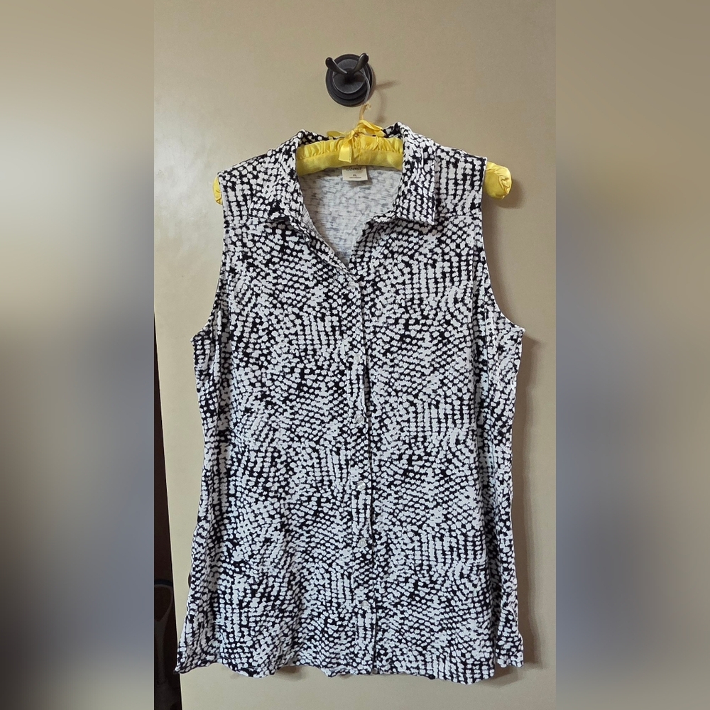 Soma Monochrome Sleeveless Blouse